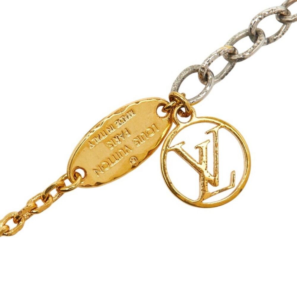 LOUIS VUITTON Gold Necklace - Picture 5 of 7